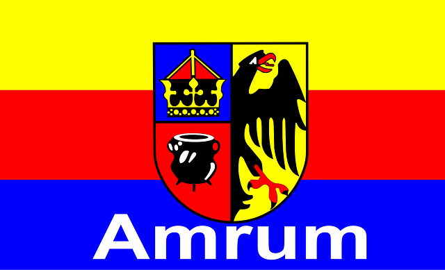 Free flag amrum region illustration