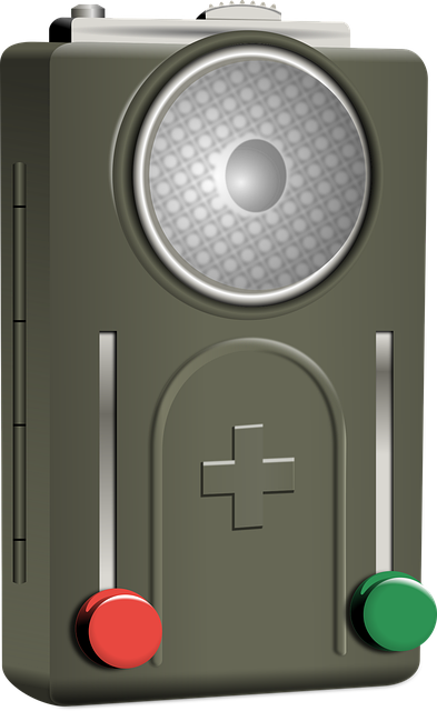 Free torch flashlight light vector