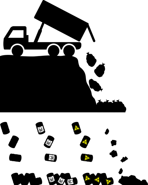 Free barrel dipper dump illustration