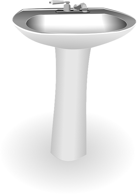 Free bathroom sink washing illustration