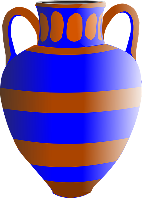 Free amphora beautiful flowers flower vector