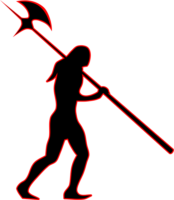 Free barbarian fighter guard vector