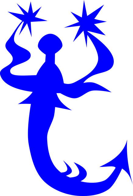 Free weather vane blue vane vector