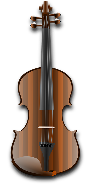 Free music violin instrument illustration