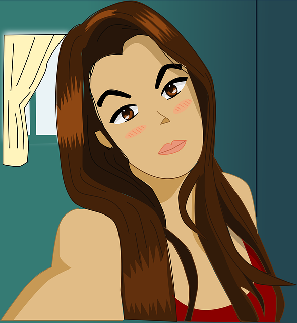 Mujer, Niña, Habitación, Persona