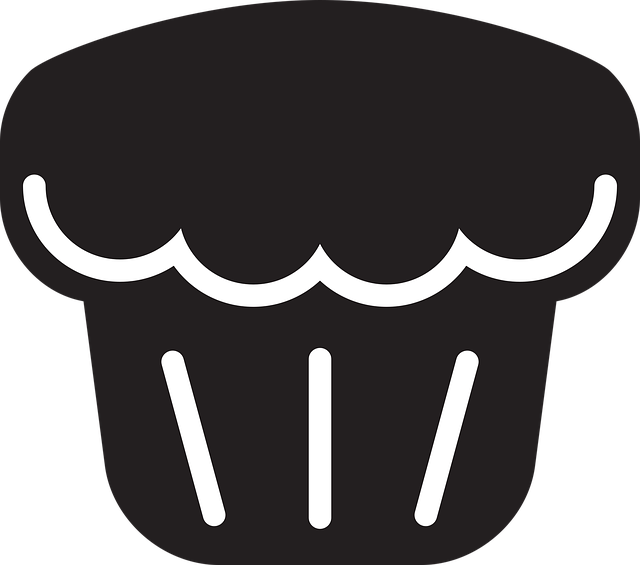 Free kitchen muffin silhouette vector