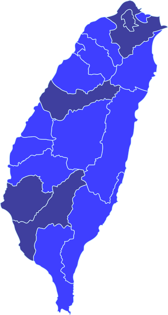 Free map taiwan geography vector