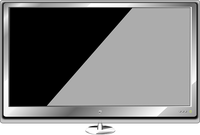 Free monitor screen wide vector