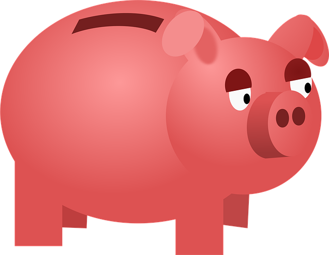 Free savings box nature money vector