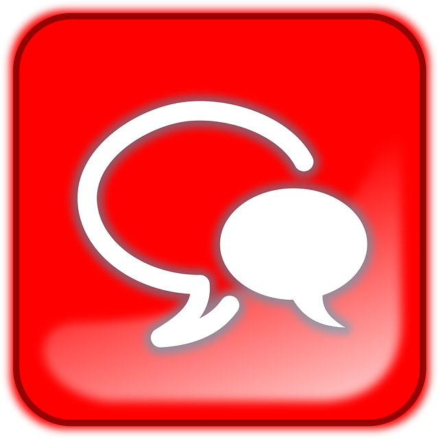 Free button chat contact vector