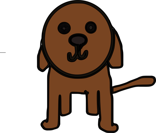 Free puppy dog pet illustration