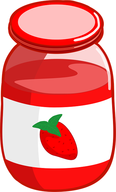 Free jelly strawberry red vector