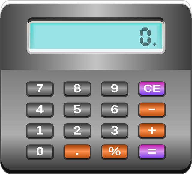 Free calculator office tool vector