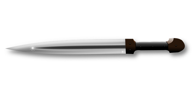 Free dagger war weapon vector