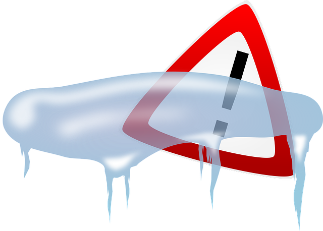 Free alert cold freezing vector