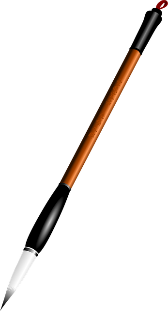 Free brush paint color illustration