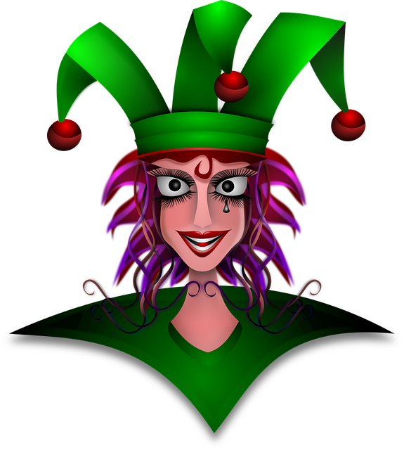 Free Jester Woman vector and picture