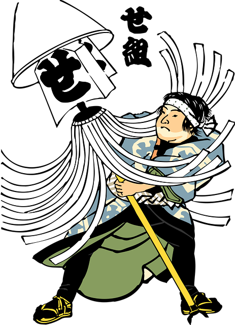 Free man person chinese vector