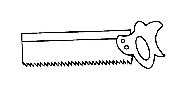 Free saw tool sharp vector