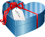 box, gift, love