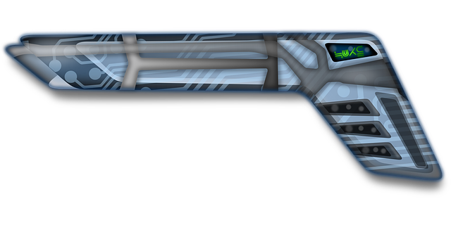 Free gun future futuristic vector
