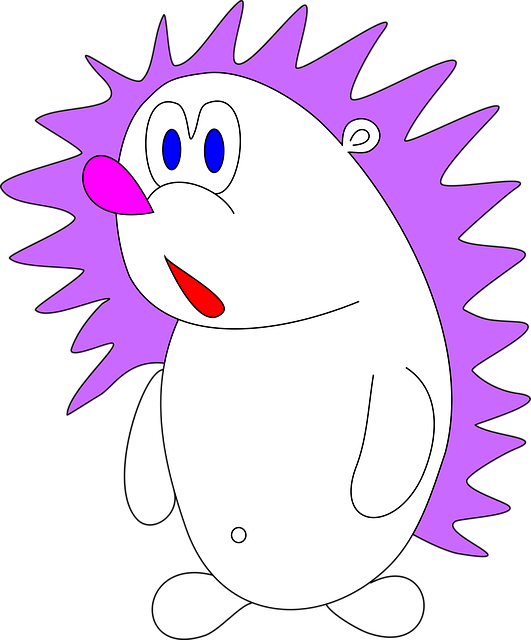 Free hedgehog animal prickly vector