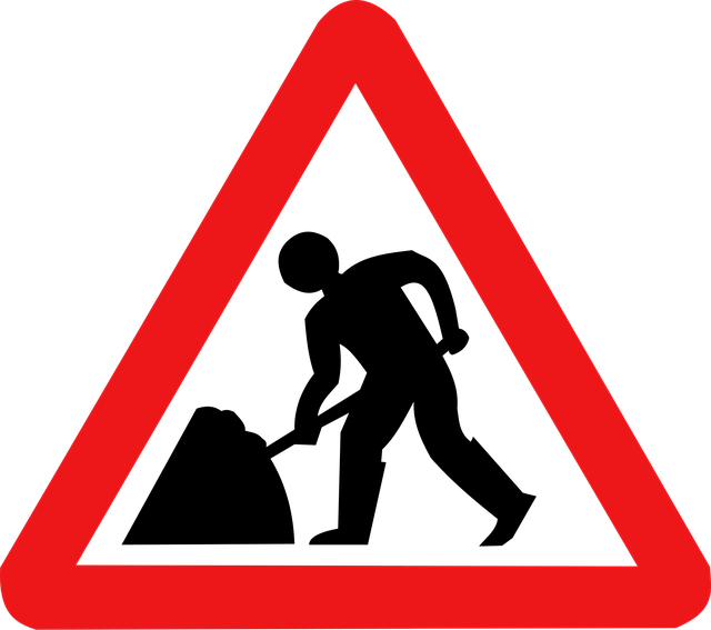 Free signal work sign vector