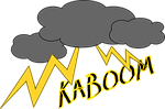 boom, clouds, explosion