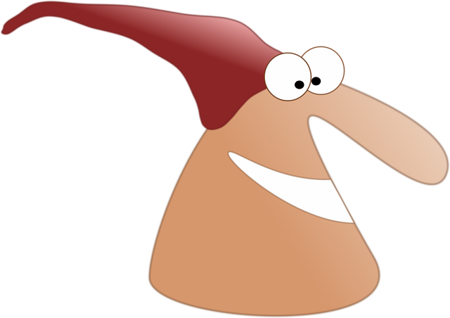 Free dwarf cute magic vector