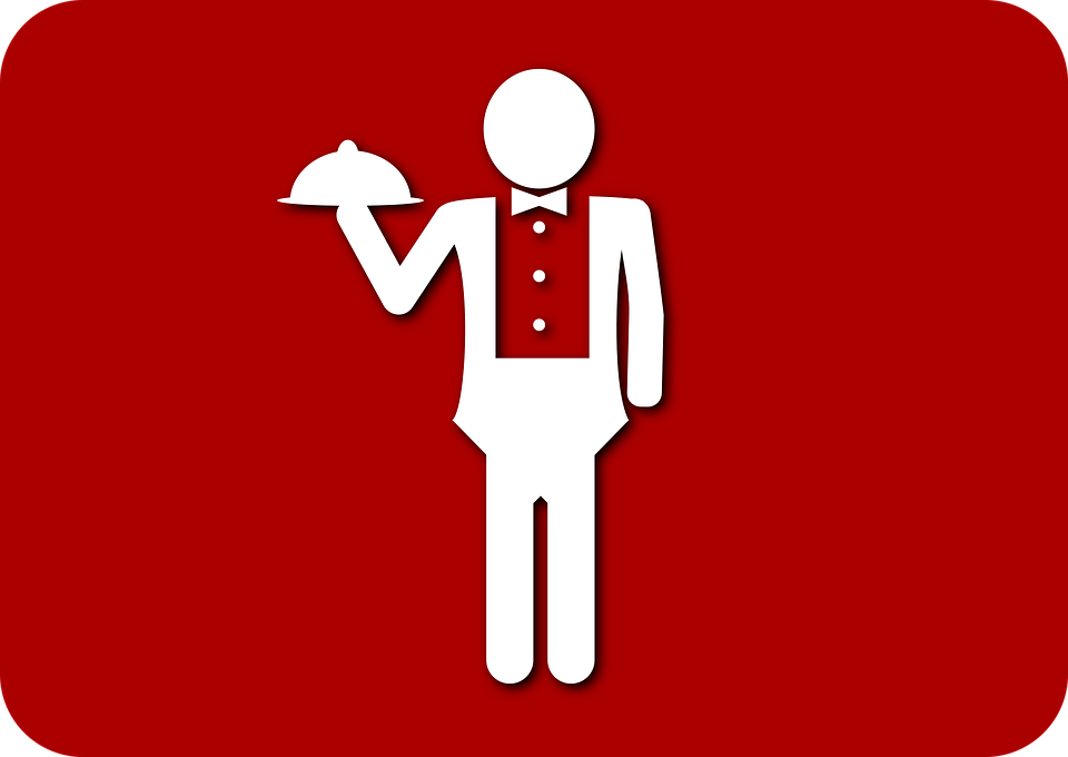 Kostenlose Vektorgrafik: Butler, Restaurants, Abendessen - Kostenloses ...