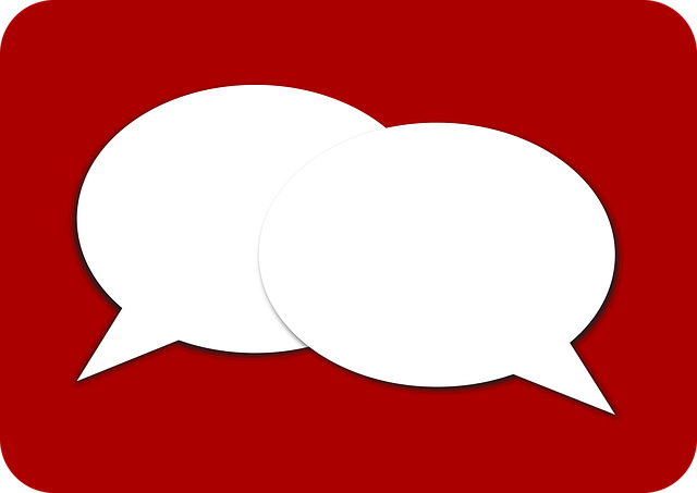 Free chat collaborate discussion vector