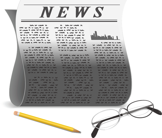 Free newspaper paper pencil vector