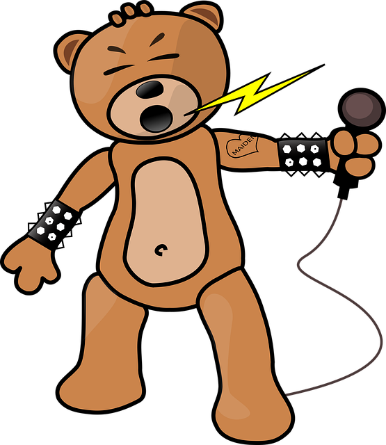 Free Bear Metal vector and picture