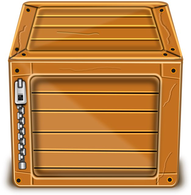 Free box package wood illustration
