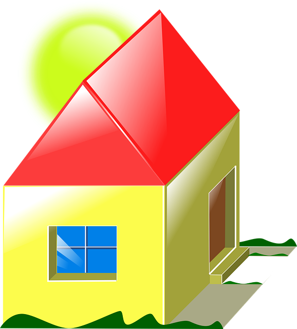 Free home house sunny illustration