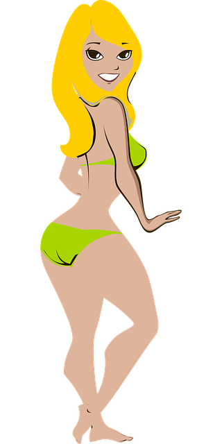 Bikini, Garota, Loira, Mulher, Fêmea