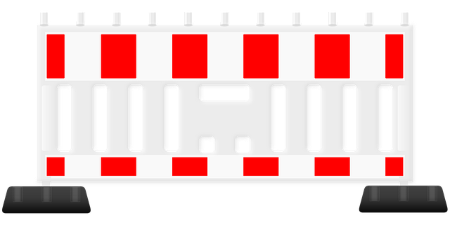 Free barrier roadworks limit vector