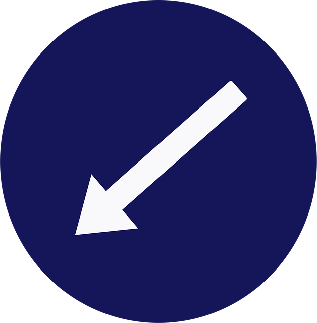 Download free HD stock image of Left Down Free left down arrow vector