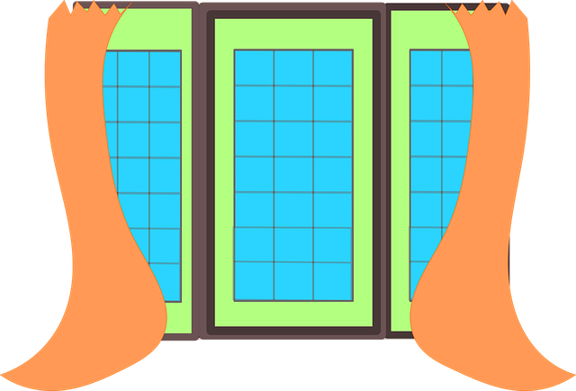 Free curtain window glass vector