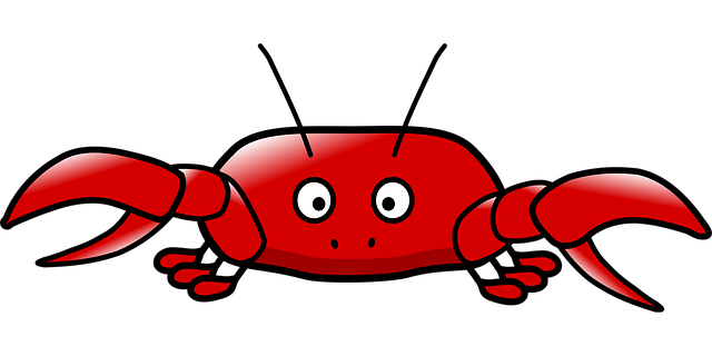 Free crab nature fun vector