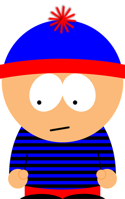 Free cartoons kids park vector