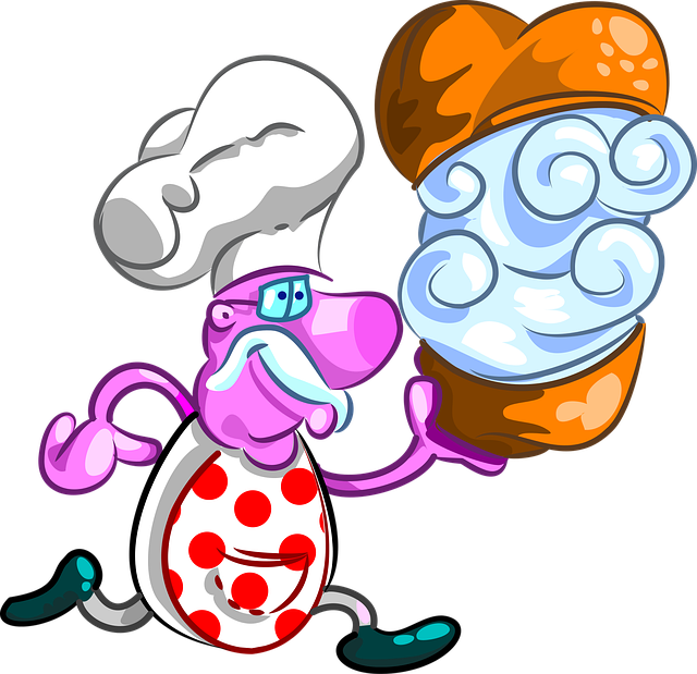 Free cook cooking man vector