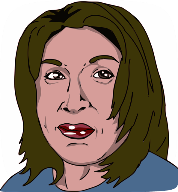 Free woman face portrait vector