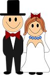 bride, wedding, groom