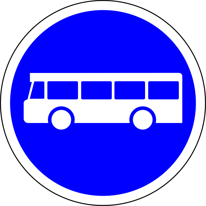 Download Bus Lane, Bus, Sign. RoyaltyFree Vector Graphic Pixabay