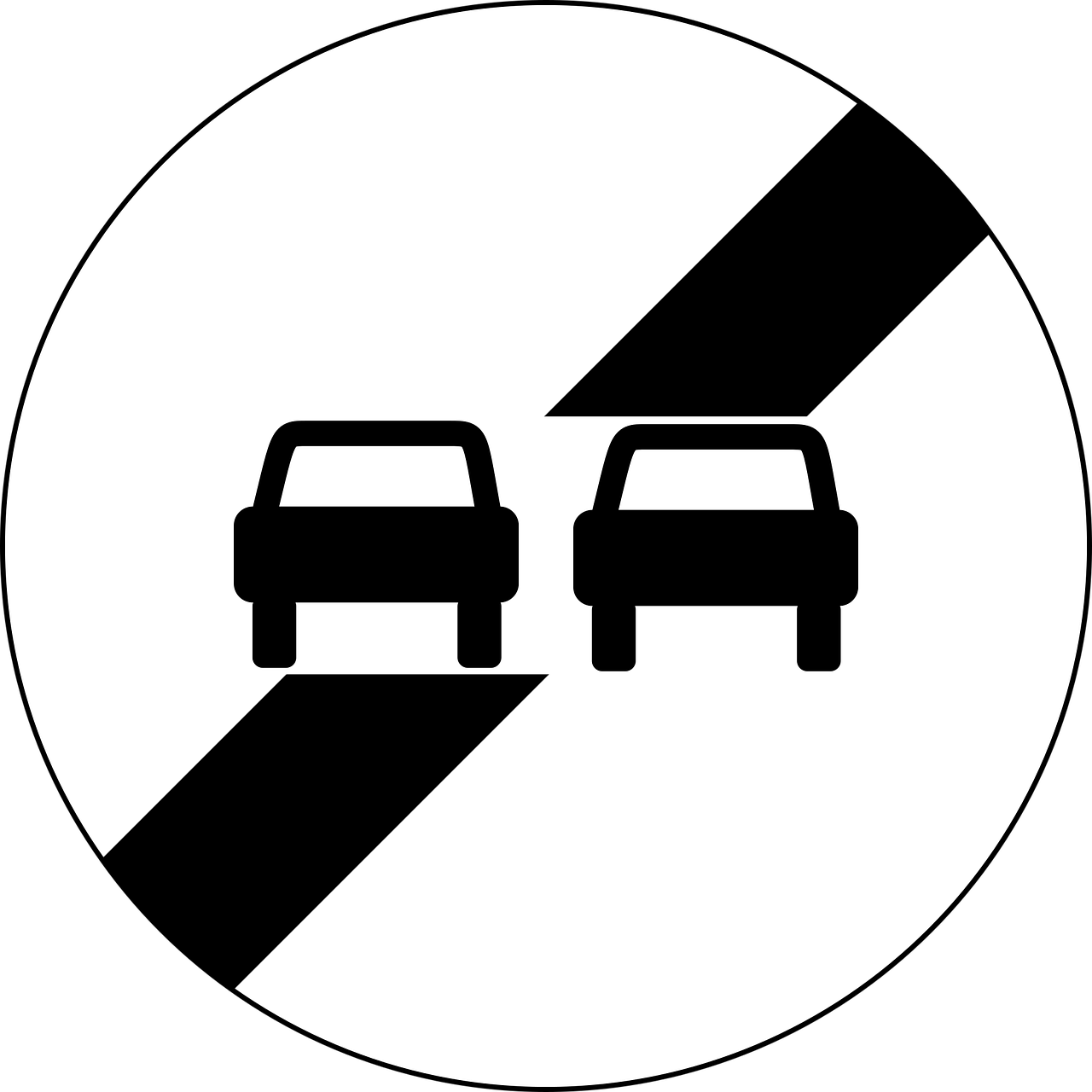 Download free HD stock image of End Of No Overtaking Traffic Sign Free end of no overtaking traffic sign sign vector
