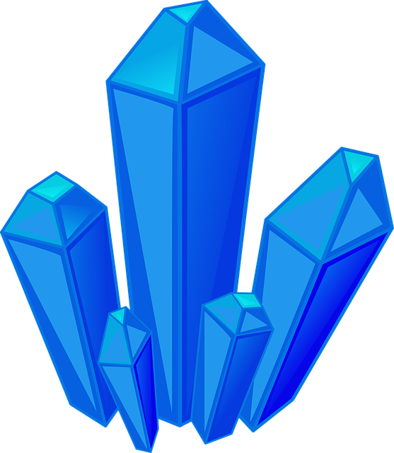 Berg Krystal, Kvarts, Blå, Krystal