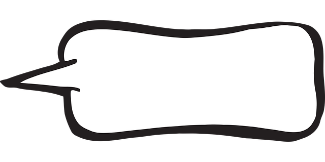 Free bubble caption headline vector
