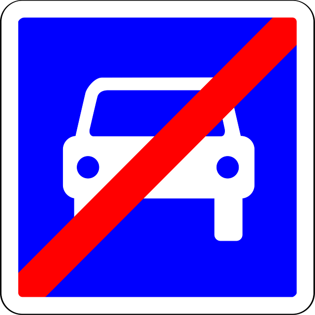 Free car stop off vector