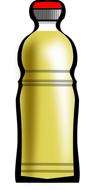 Free bottle food oil vector